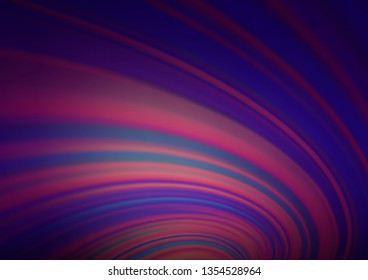 Dark Purple vector abstract template. Creative illustration in halftone style with gradient. The template can be used for your brand book.