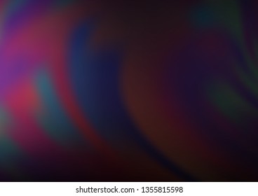 Dark Purple vector abstract template. A vague abstract illustration with gradient. Brand new design for your business.