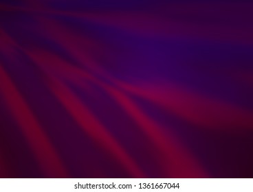 Dark Purple vector abstract template. Creative illustration in halftone style with gradient. The elegant pattern for brand book.