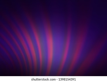 Dark Purple vector abstract template. Glitter abstract illustration with an elegant design. The template can be used for your brand book.