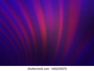 Dark Purple vector abstract template. Modern geometrical abstract illustration with gradient. The blurred design can be used for your web site.