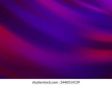Plantilla abstracta de vector púrpura oscuro. Ilustración colorida en estilo borroso con degradado. El mejor diseño borroso para tu negocio.