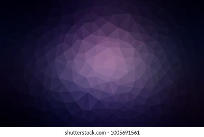 Dark Purple vector abstract textured polygonal background. Blurry triangle design. Pattern can be used for background.
