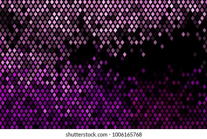Dark Purple vector abstract textured polygonal background. Blurry rectangular design. The pattern with repeating rectangles can be used for background.