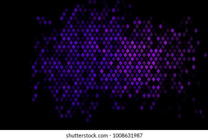 Dark Purple vector abstract textured polygonal background. Blurry rectangular design. The pattern with repeating rectangles can be used for background.