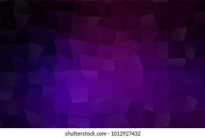 Dark Purple vector abstract textured polygonal background. Blurry rectangular design. The pattern with repeating rectangles can be used for background.