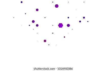Dark Purple vector abstract textured polygonal background. Brand-new blurry hexagonal design. Pattern can be used for background.