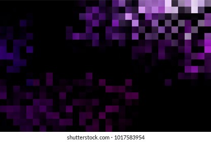 Dark Purple vector abstract textured polygonal background. Blurry rectangular design. The pattern with repeating rectangles can be used for background.
