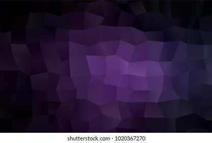 Dark Purple vector abstract textured polygonal background. Blurry rectangular design. The pattern with repeating rectangles can be used for background.