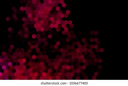 Dark Purple vector abstract textured polygonal background. Brand-new blurry hexagonal design. Pattern can be used for background.