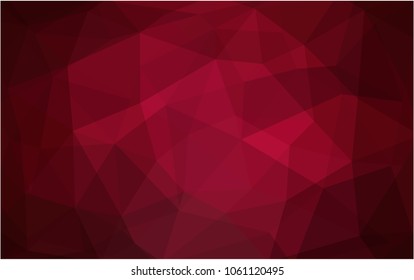Dark Purple vector abstract textured polygonal background. Blurry triangle design. Pattern can be used for background.