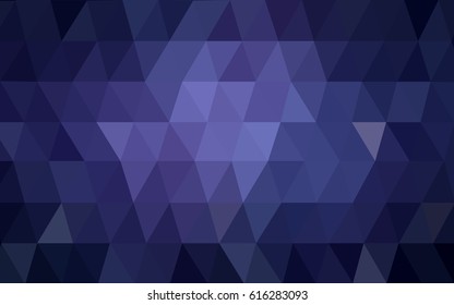 Dark Purple vector abstract textured polygonal background. Blurry triangle design. Pattern can be used for background.