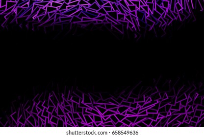 Dark Purple vector abstract textured polygonal background. Blurry rectangular design. The pattern with repeating rectangles can be used for background.