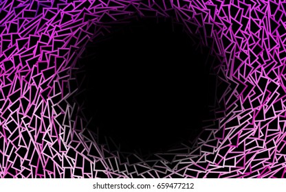 Dark Purple vector abstract textured polygonal background. Blurry rectangular design. The pattern with repeating rectangles can be used for background.