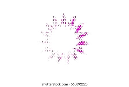 Dark Purple vector abstract textured polygonal background. Brand-new blurry hexagonal design. Pattern can be used for background.