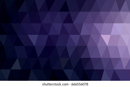Dark Purple vector abstract textured polygonal background. Blurry triangle design. Pattern can be used for background.