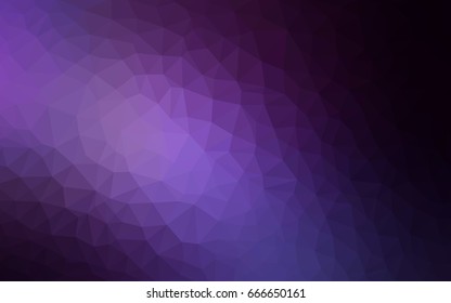 Dark Purple vector abstract textured polygonal background. Blurry triangle design. Pattern can be used for background.