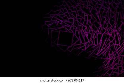 Dark Purple vector abstract textured polygonal background. Blurry rectangular design. The pattern with repeating rectangles can be used for background.