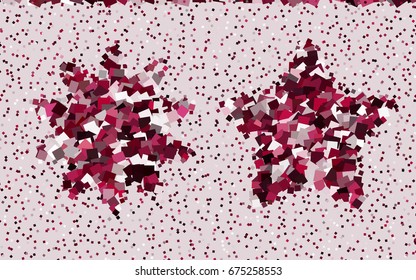 Dark Purple vector abstract textured polygonal background. Blurry rectangular design. The pattern with repeating rectangles can be used for background.