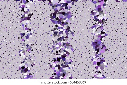 Dark Purple vector abstract textured polygonal background. Blurry rectangular design. The pattern with repeating rectangles can be used for background.