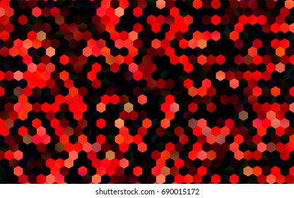 Dark Purple vector abstract textured polygonal background. Brand-new blurry hexagonal design. Pattern can be used for background.