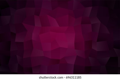 Dark Purple vector abstract textured polygonal background. Blurry rectangular design. The pattern with repeating rectangles can be used for background.
