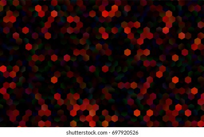 Dark Purple vector abstract textured polygonal background. Brand-new blurry hexagonal design. Pattern can be used for background.