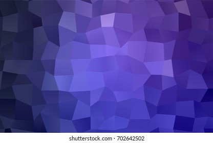 Dark Purple vector abstract textured polygonal background. Blurry rectangular design. The pattern with repeating rectangles can be used for background.
