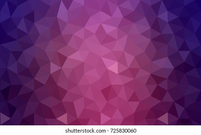 Dark Purple vector abstract textured polygonal background. Blurry triangle design. Pattern can be used for background.