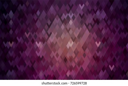 Dark Purple vector abstract textured polygonal background. Blurry rectangular design. The pattern with repeating rectangles can be used for background.