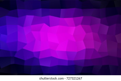 Dark Purple vector abstract textured polygonal background. Blurry rectangular design. The pattern with repeating rectangles can be used for background.