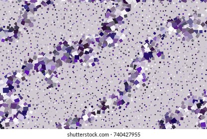 Dark Purple vector abstract textured polygonal background. Blurry rectangular design. The pattern with repeating rectangles can be used for background.