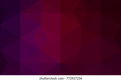 Dark Purple vector abstract textured polygonal background. Blurry triangle design. Pattern can be used for background.