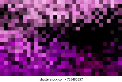Dark Purple vector abstract textured polygonal background. Blurry rectangular design. The pattern with repeating rectangles can be used for background.