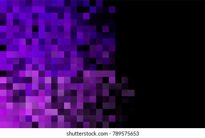 Dark Purple vector abstract textured polygonal background. Blurry rectangular design. The pattern with repeating rectangles can be used for background.