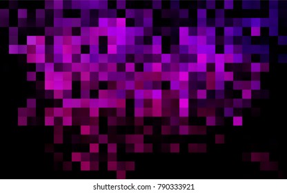 Dark Purple vector abstract textured polygonal background. Blurry rectangular design. The pattern with repeating rectangles can be used for background.