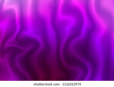 Dark Purple vector backdrop with bent lines. An elegant bright illustration with gradient. Marble style for your business design.