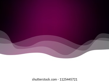 Dark Purple vector backdrop with bent lines. A completely new color illustration in marble style. A completely new template for your business design.