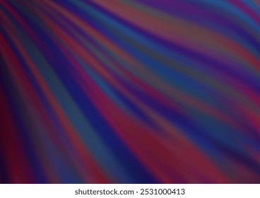 Dark Purple vector backdrop with bent lines. Shining illustration, which consist of blurred lines, circles. New composition for your brand book.