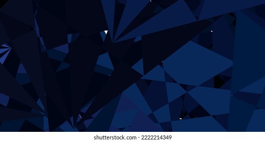 Dark Purple vector backdrop with chaotic shapes. Colorful abstract forms with gradient in simple style. Modern design for your ads.