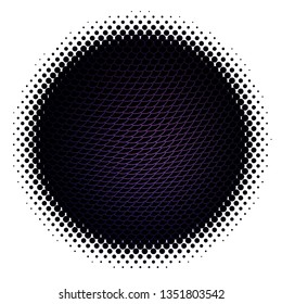 Dark Purple vector backdrop with circles. Illustration with set of shining colorful abstract spheres. Pattern for websites, landing pages.