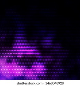 Dark Purple vector backdrop with circles. Abstract colorful disks on simple gradient background. Design for posters, banners.