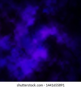 Dark Purple vector backdrop with cumulus. Colorful illustration with abstract gradient clouds. Template for landing pages.