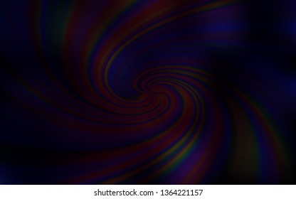 Dark Purple vector backdrop with curved lines. Glitter abstract illustration with wry lines. The best colorful design for your business.