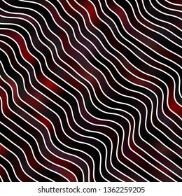 Dark Purple vector backdrop with curves. Colorful abstract illustration with gradient curves. Template for cellphones.