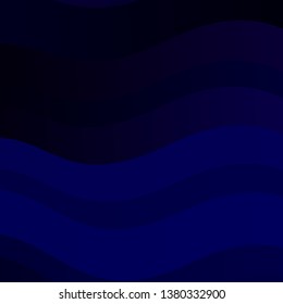Dark Purple vector backdrop with curves. Abstract gradient illustration with wry lines. Design for your business promotion.