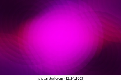 Dark Purple vector backdrop with dots. Glitter abstract illustration with blurred drops of rain. Pattern can be used for beautiful websites.