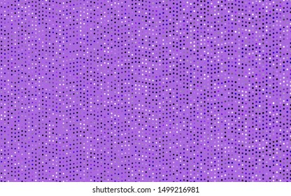 Dark Purple vector backdrop with dots. Illustration with set of shining colorful abstract circles. Pattern for ads, leaflets.