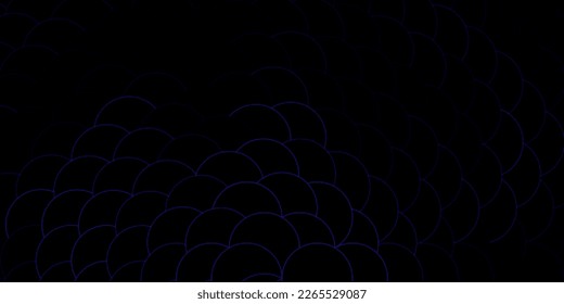 Dark Purple vector backdrop with dots. Modern abstract illustration with colorful circle shapes. Design for your commercials.