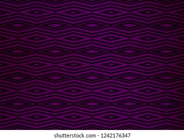Dark Purple vector backdrop with lines, cubes. Colorful lines, squares on abstract background with gradient. Smart design for your business advert.